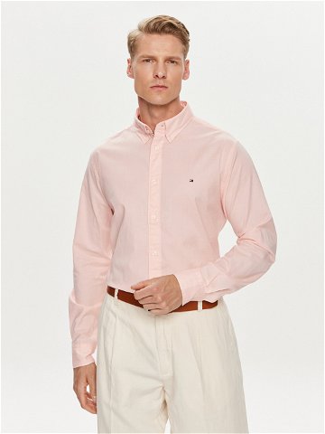 Tommy Hilfiger Košile MW0MW30934 Růžová Regular Fit