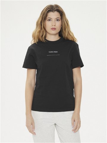 Calvin Klein T-Shirt Multi Logo K20K207215 Černá Regular Fit