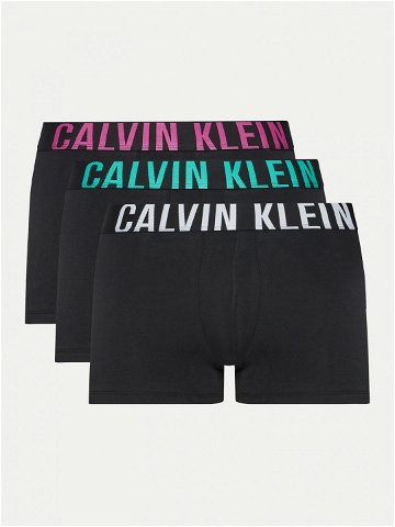 Calvin Klein Underwear Sada 3 kusů boxerek 000NB3608A Černá