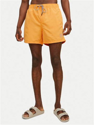 Jack & Jones Plavecké šortky Jpstfiji 12225961 Oranžová Regular Fit