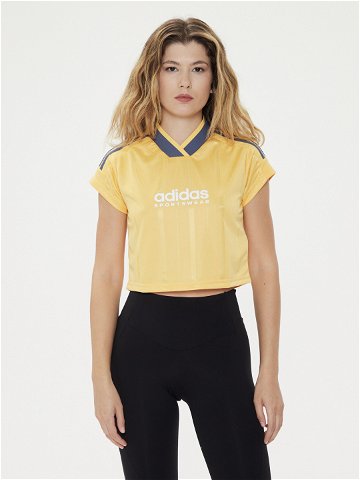 Adidas T-Shirt Tiro Summer IS0726 Žlutá Slim Fit