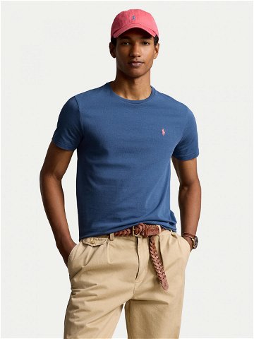 Polo Ralph Lauren T-Shirt 710671438373 Modrá Custom Slim Fit