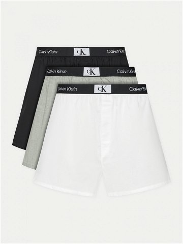 Calvin Klein Underwear Sada 3 kusů boxerek 000NB3412A Barevná