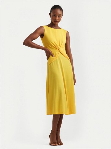 Lauren Ralph Lauren Každodenní šaty 250872090008 Žlutá Regular Fit