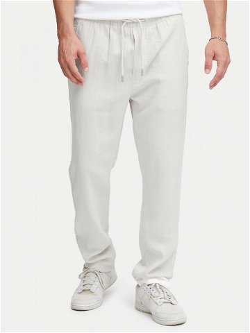 Solid Kalhoty z materiálu 21107170 Bílá Regular Fit