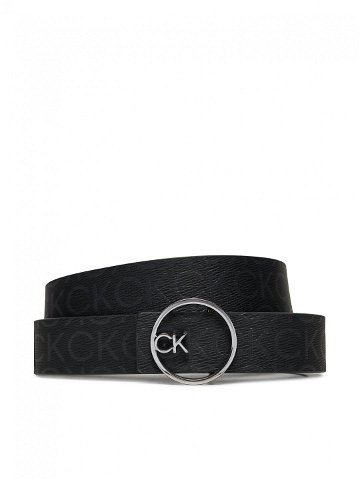 Calvin Klein Dámský pásek Ck Buckle Reversible Belt 3Cm K60K612359 Černá