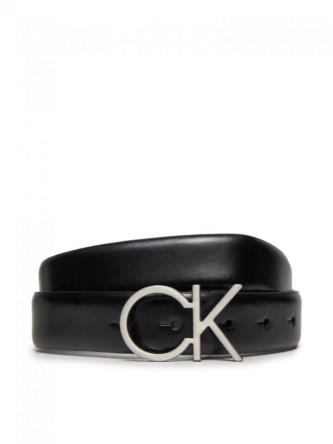 Calvin Klein Dámský pásek Re-Lock Ck Logo Belt 30Mm K60K610157 Černá