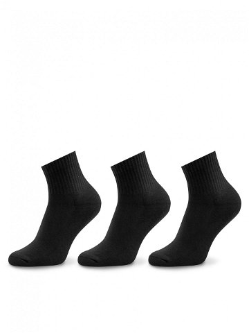 Vans Sada 3 párů dámských nízkých ponožek Classic Ankle VN000FV7BLK1 Černá