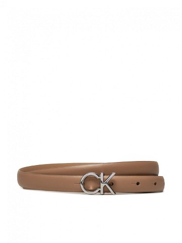 Calvin Klein Dámský pásek Ck Thin Belt 1 5Cm K60K612360 Béžová