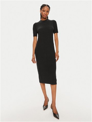 Calvin Klein Úpletové šaty K20K207221 Černá Slim Fit