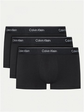 Calvin Klein Underwear Sada 3 kusů boxerek 000NB3877A Černá