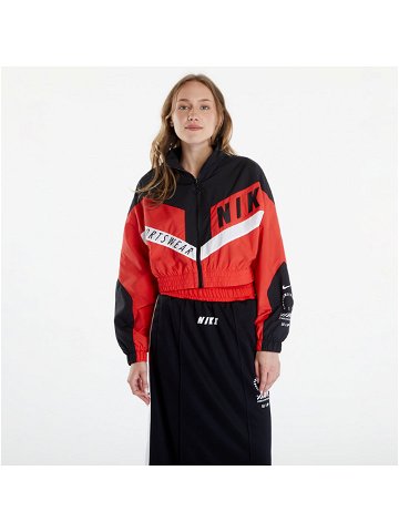 Nike Sportswear Women s Woven Jacket Lt Crimson Black Black