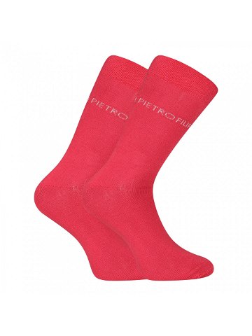 Ponožky Pietro Filipi vysoké bambusové červené 1PBV002 L