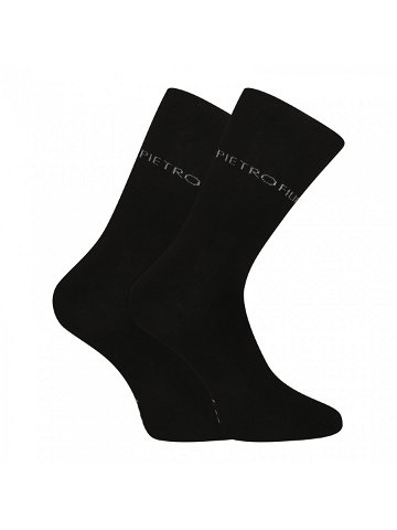 Ponožky Pietro Filipi vysoké bambusové černé 1PBV001 L