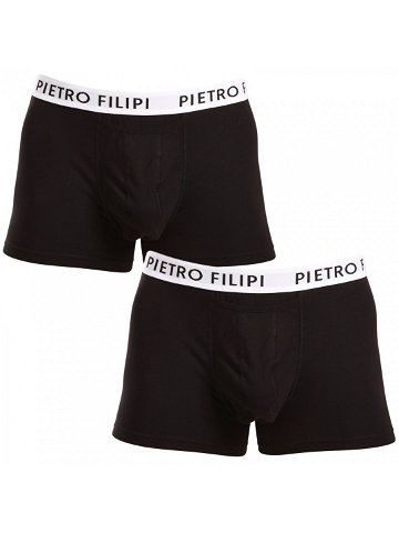 2PACK pánské boxerky Pietro Filipi balls holder černé 2BCL001 XL