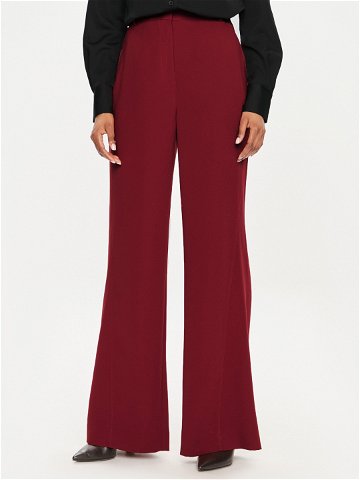 Calvin Klein Kalhoty z materiálu K20K207155 Červená Wide Leg