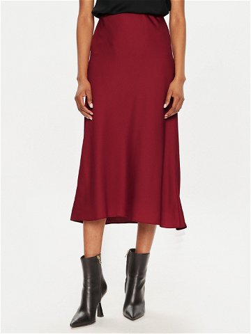 Calvin Klein Midi sukně K20K207308 Červená Slim Fit