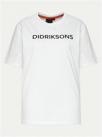 Didriksons T-Shirt Harald 505551 Bílá Regular Fit