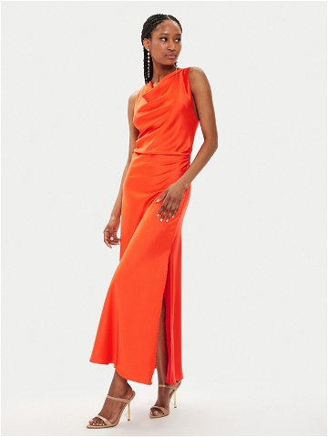 Imperial Koktejlové šaty AEQJHBA Oranžová Slim Fit