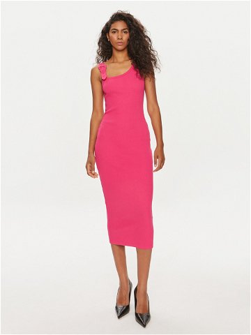 Versace Jeans Couture Letní šaty 76HAO947 Růžová Slim Fit