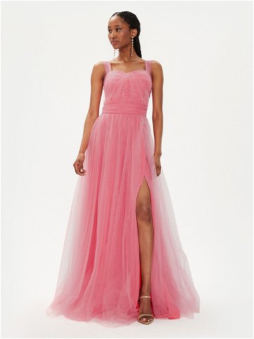 Fracomina Večerní šaty FQ24SD3022W52901 Růžová Regular Fit