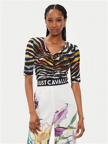 Just Cavalli T-Shirt 76PAH617 Barevná Slim Fit