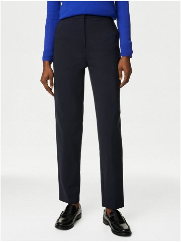 Tmavě modré dámské zkrácené kalhoty Marks & Spencer