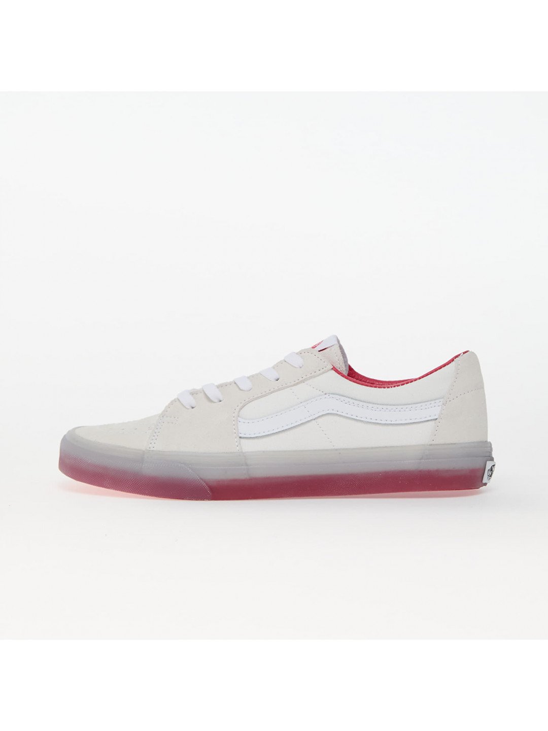 Vans Sk8-Low Translucent Sidewall White Red
