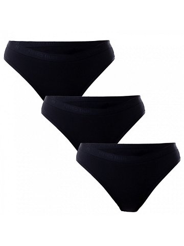 3PACK dámské kalhotky Pietro Filipi černé 3KB001 XL