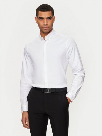 Calvin Klein Košile K10K113339 Bílá Slim Fit