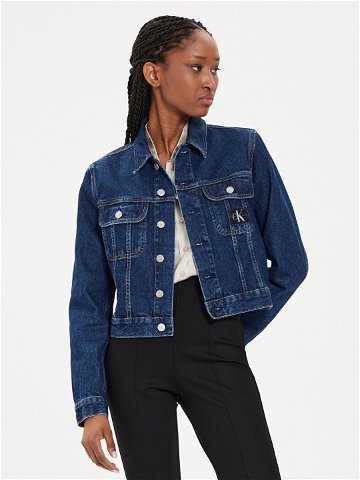 Calvin Klein Jeans Jeansová bunda 90 s J20J223670 Tmavomodrá Regular Fit