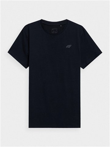Pánské tričko 4FSS23TTSHM536-30S tmavě modré – 4F