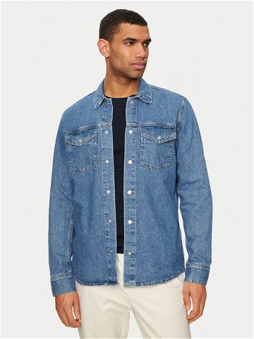 Pepe Jeans džínová košile PM308584 Modrá Regular Fit