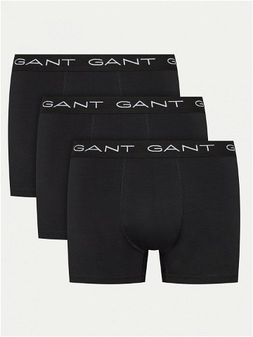 Gant Sada 3 kusů boxerek 900013003 Černá
