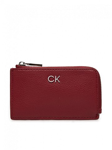 Calvin Klein Pouzdro na kreditní karty Ck Daily Zip Cardholder W Chain K60K612281 Červená