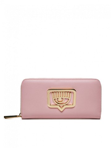 Chiara Ferragni Velká dámská peněženka 76SB5PB1 Růžová