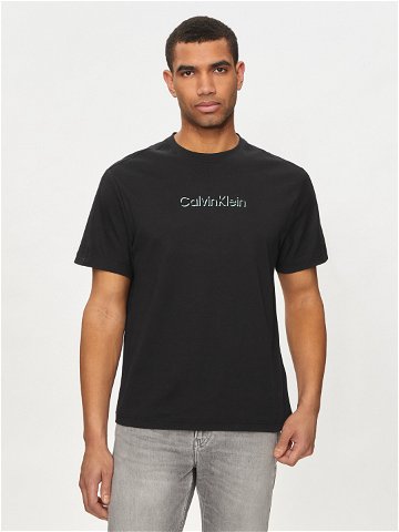 Calvin Klein T-Shirt Shadow Embosed Logo K10K113105 Černá Regular Fit