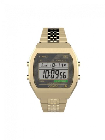 Timex Hodinky T80 TW2V74300 Zlatá