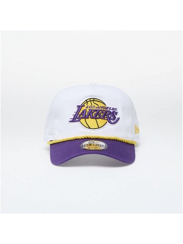 New Era Los Angeles Lakers NBA Golfer Snapback Cap White True Purple
