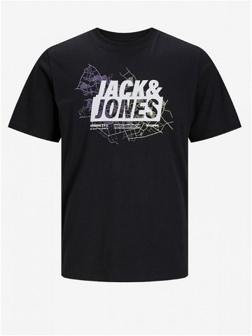 Jack & Jones Map Triko Černá