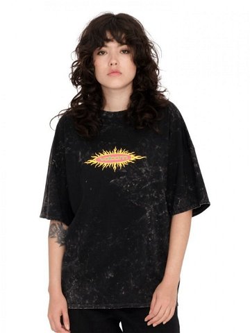 Volcom dámské tričko Voltrip Black Černá Velikost XS 100 bavlna
