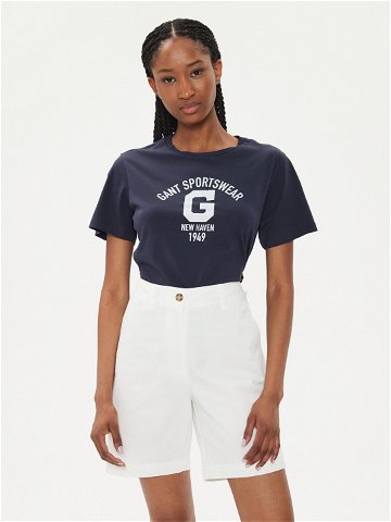 Gant T-Shirt Logo 4200849 Tmavomodrá Regular Fit