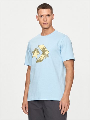 Converse T-Shirt M Festival Star Chev Tee 10026417-A03 Modrá Regular Fit