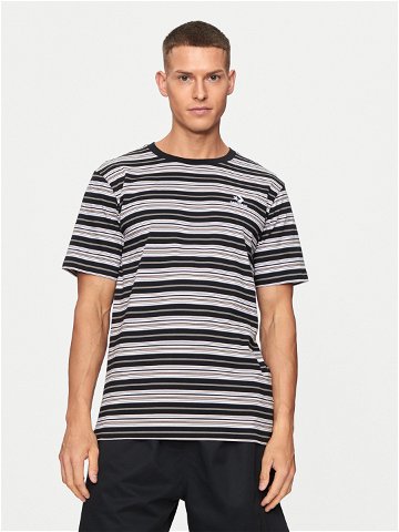 Converse T-Shirt M Loose Fit Striped Tee 10027159-A01 Černá Loose Fit
