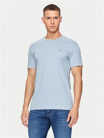 Gant T-Shirt Shield 2003185 Modrá Slim Fit