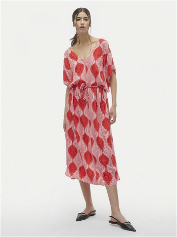 Vero Moda Letní šaty Tula 10308986 Červená Regular Fit