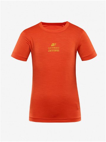 Cihlové děstké sportovní tričko ALPINE PRO Basiko