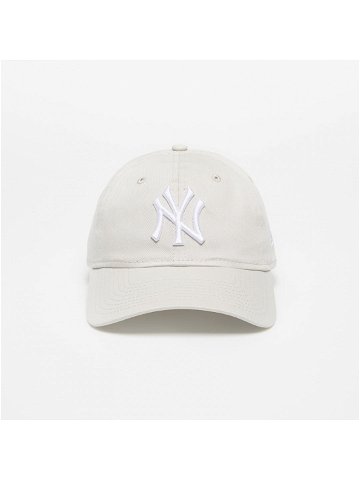 New Era New York Yankees League Essential 9TWENTY Adjustable Cap Stone White