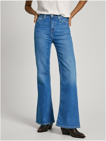 Modré dámské flared fit džíny Pepe Jeans