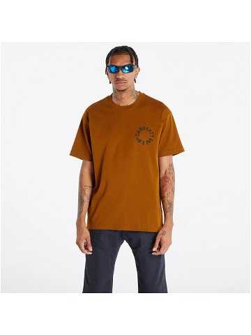 Carhartt WIP Short-sleeve Work Varsity T-Shirt Deep H Brown Black